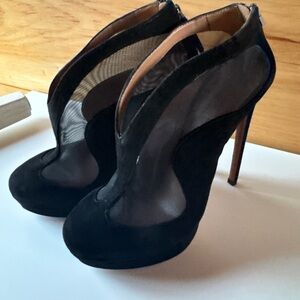 Alaia Black Mesh Women's Heels New size 37 1/2